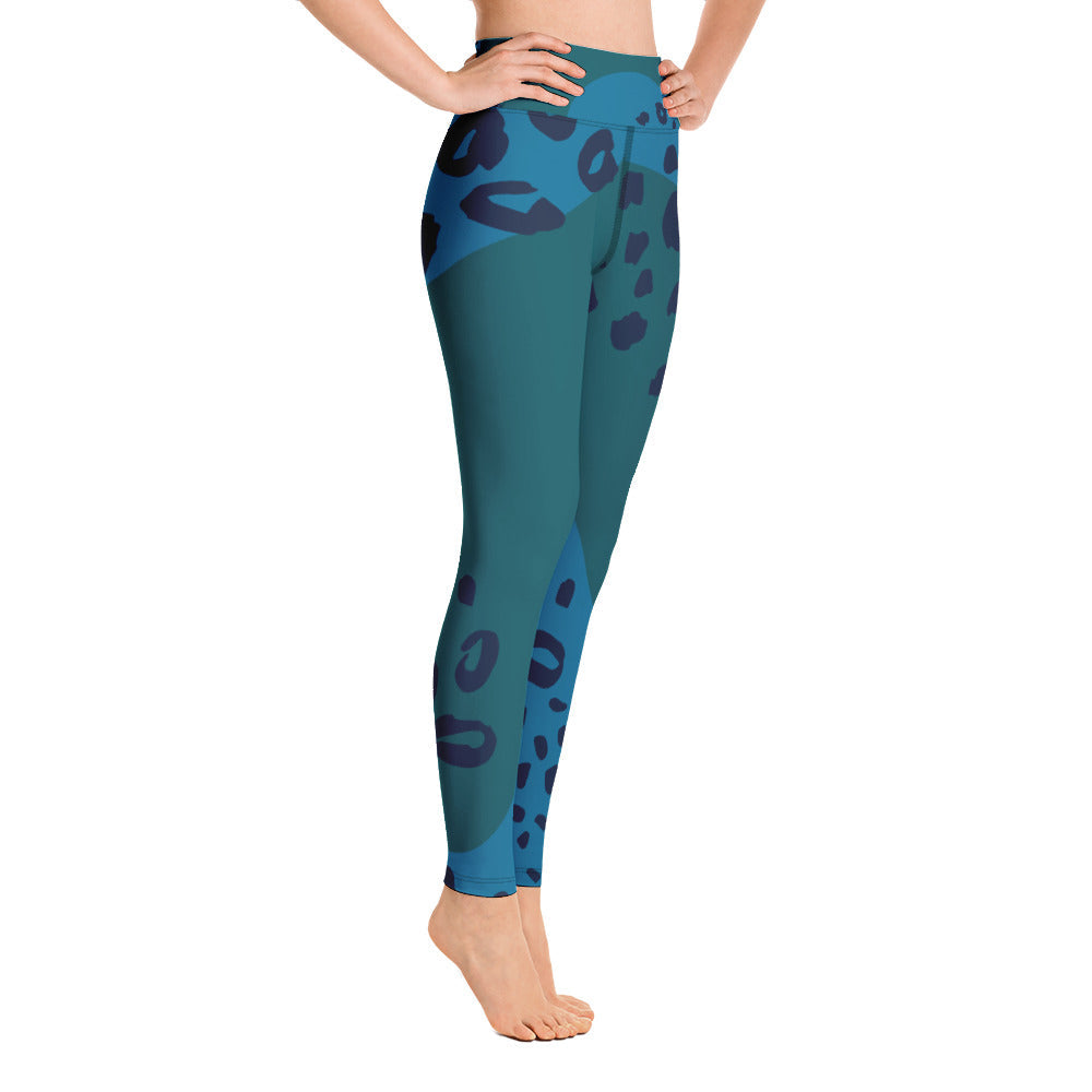 Tropical Seas Clothing - Women's Tropical Leopard Shark Yoga Leggings