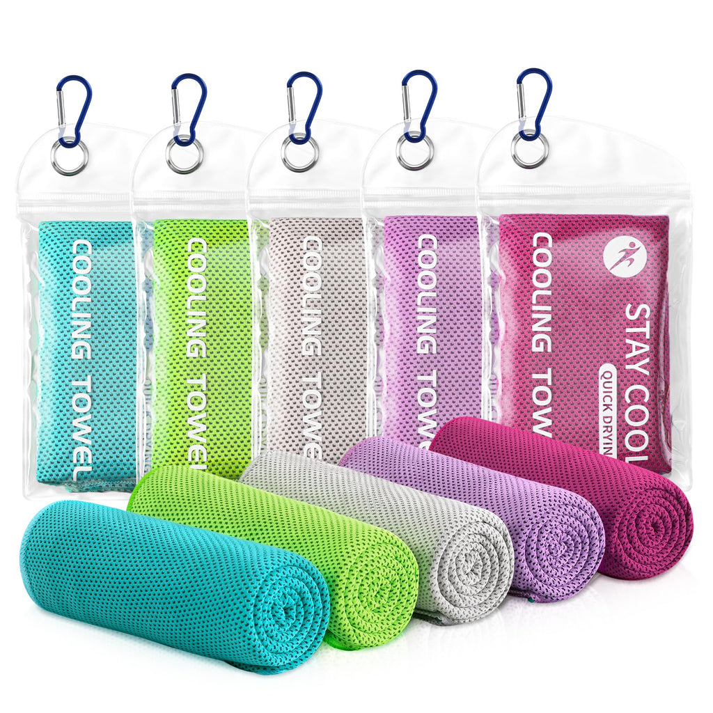 Ymomode Cooling Towels - 5 Pack Gym Towels Gym Towels