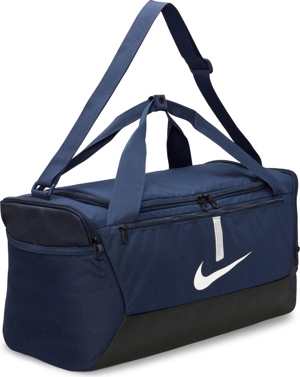 NIKE Unisexs Academy Bag Midnight Navy/Black/White