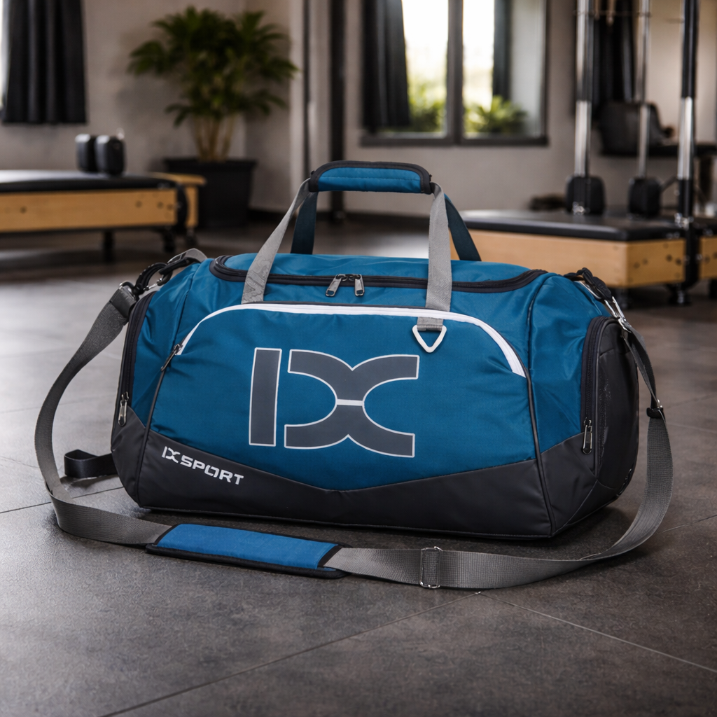 Gym Bag with Dry and Wet Separation Compartment