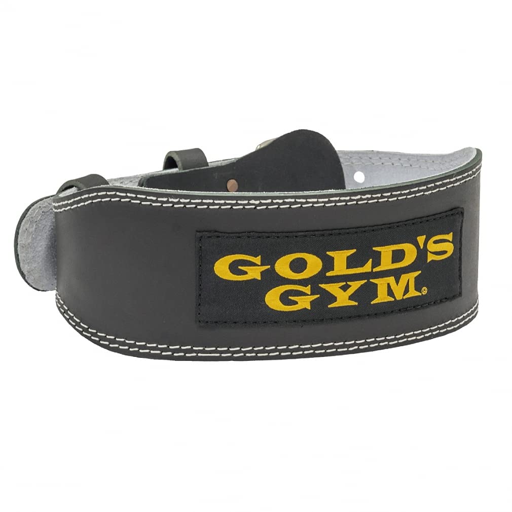 Gold Gym G3368 Training Leather Belt BK