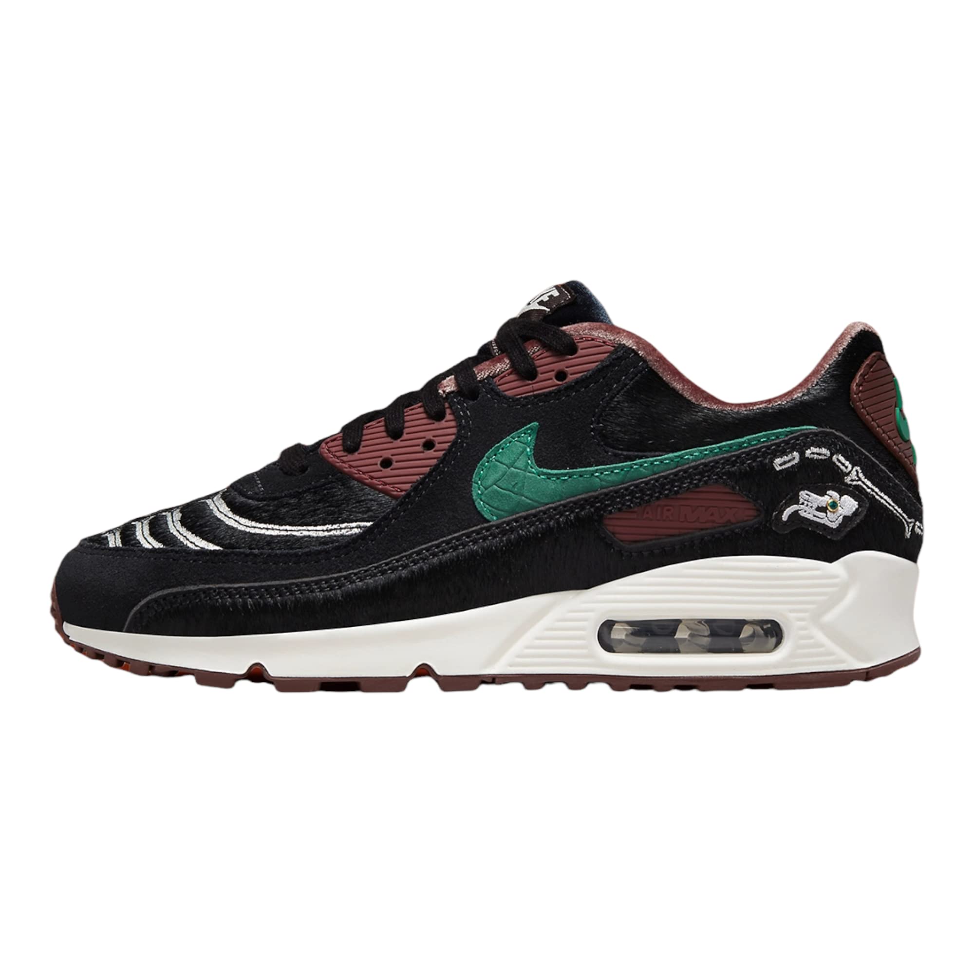 Nike Women Modern Black Green Noise Sail 8